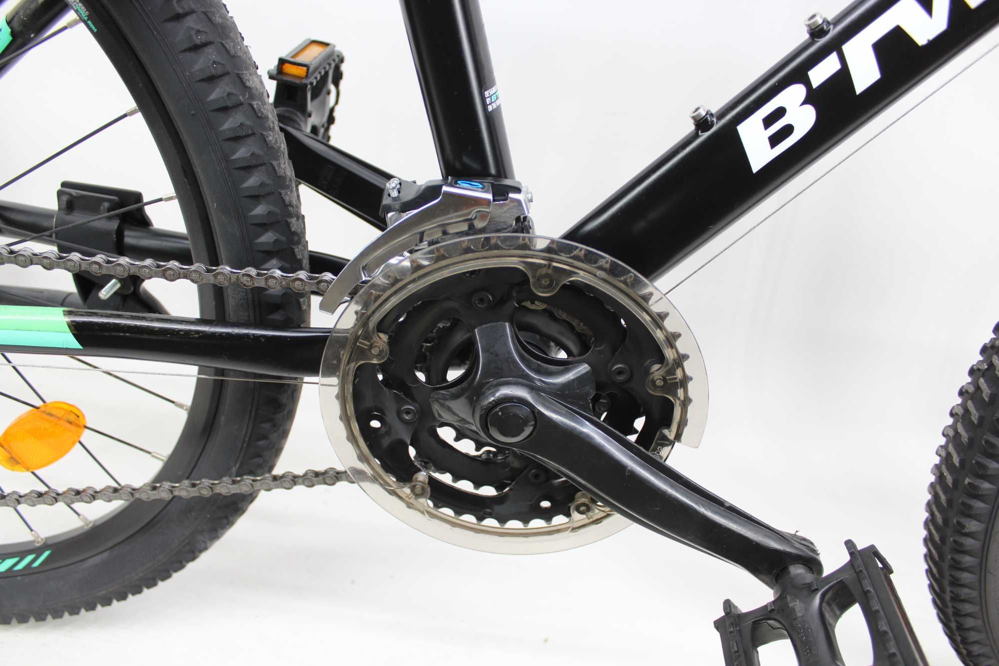 Aluminiowy dziecięcy rower MTB "B'TWIN" Koła 24'' 24 biegi SRAM X4