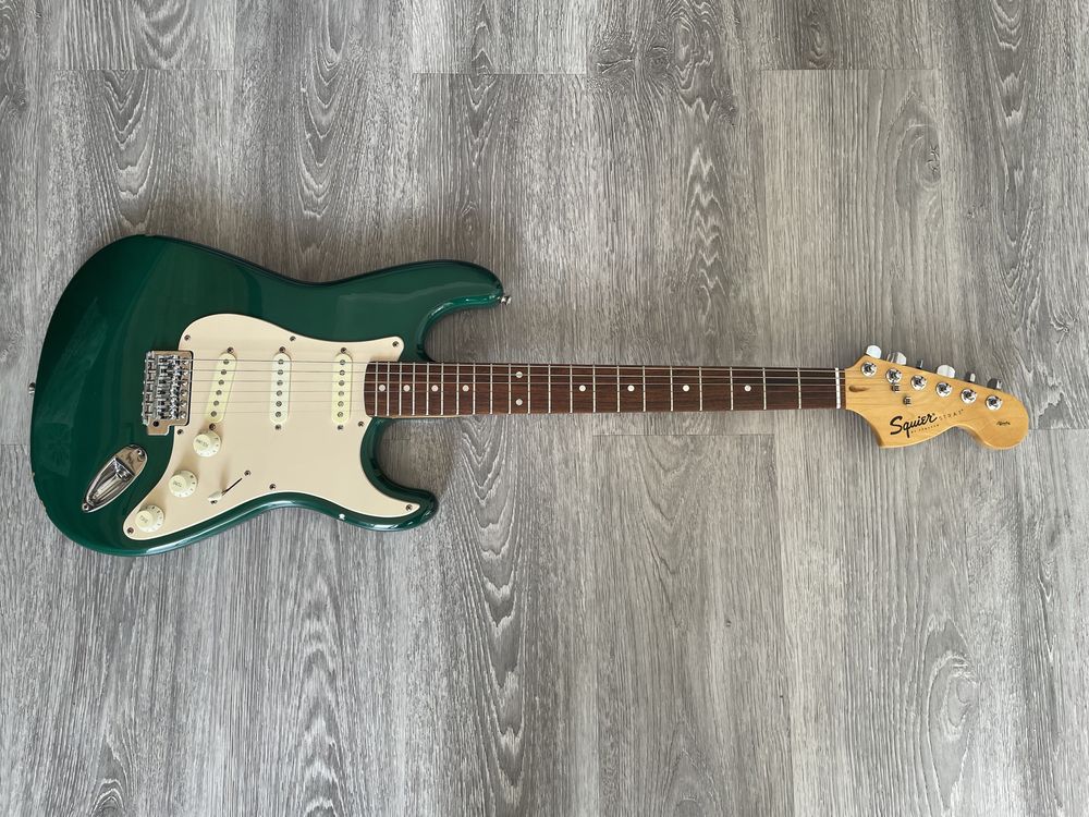 Електрогітара Fender Squier Affinity Stratocaster Green