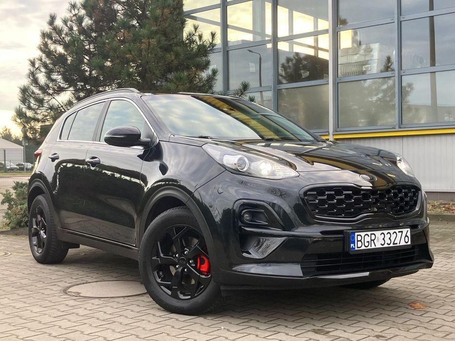 Kia Sportage BLACK EDYTION 1.6 CRDI MHEV DCT7 136KM 2021r 1wł Bezwypadkowa