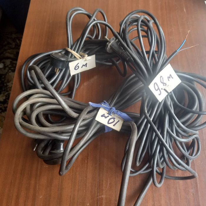 Бра настенное. Провода с вилкой, удлинители военные