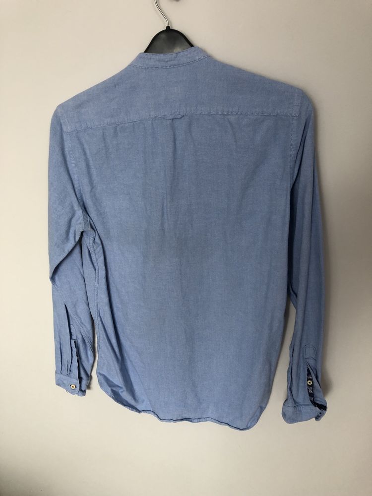 Koszula niebieska Zara rozmiar M męska regular fit