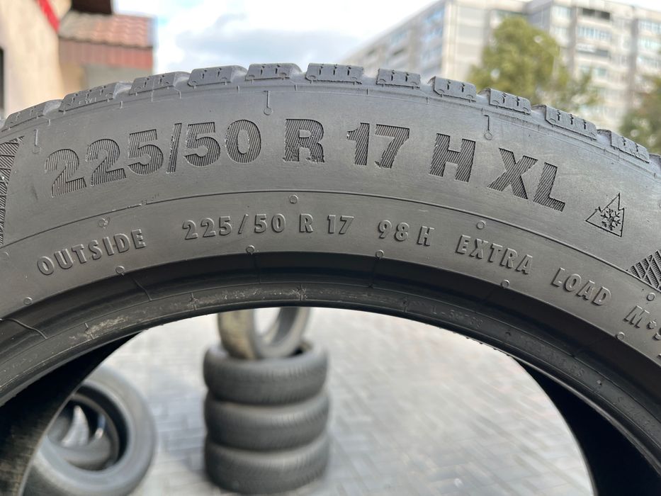 ‼️Резина 225/50 R17 Continental 4 зимние шины