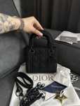 Шкіряна сумка lady dior, коуч, coach
