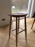 Nowe Krzeslo /hocker NINO z drewna mangowego, 78cm