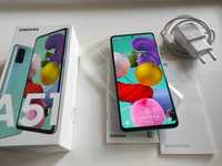 Samsung A51 stan dobry, komplet + etui, 4GB RAM,128GB ROM