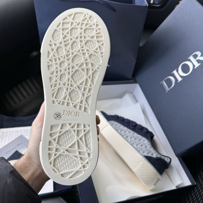 Жіночі преміальні кросівки кеди D b33 blue premium сині натур замша