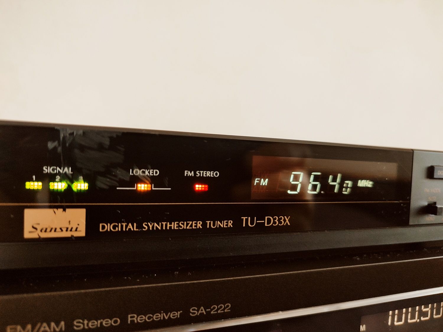 WYPRZEDAŻ! Tuner radiowy Sansui tu D 33x
