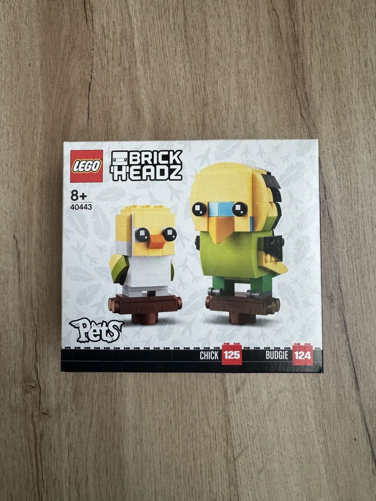 Lego BrickHeadz Pets 40443 Chick e Budgie Selado