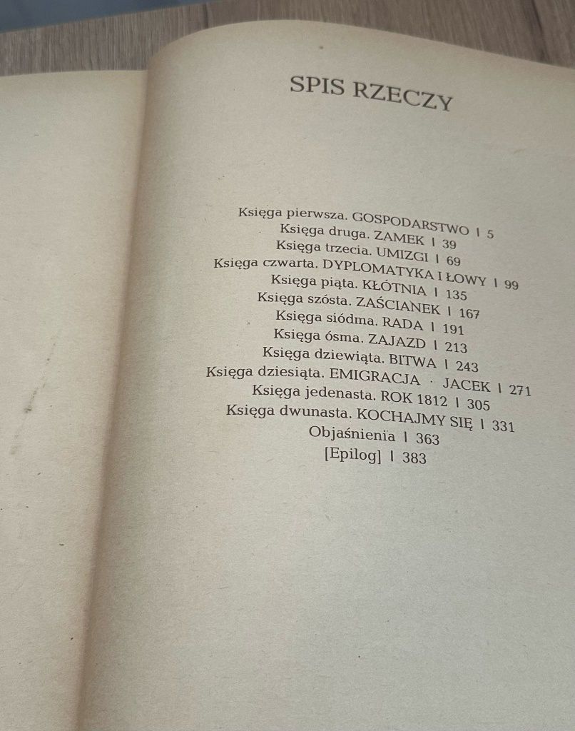 Książka Pan Tadeusz czyli Ostatni Zajazd na Litwie 1988 Adam Mickiewic