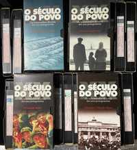 Coleção completa O SÉCULO DO POVO VHS com fascículos