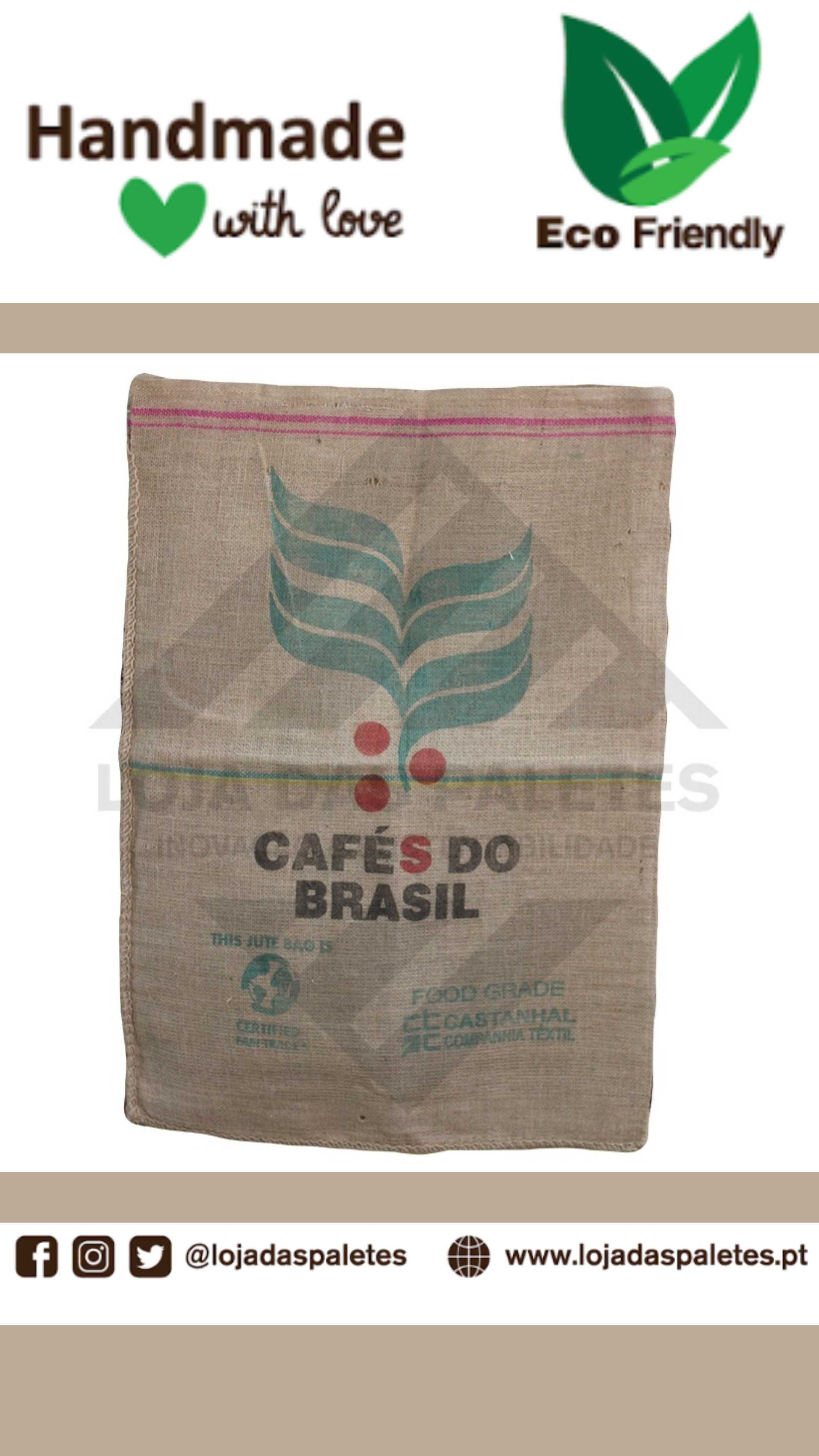 Sacas de Serrapilheira / Juta de Café para decoração