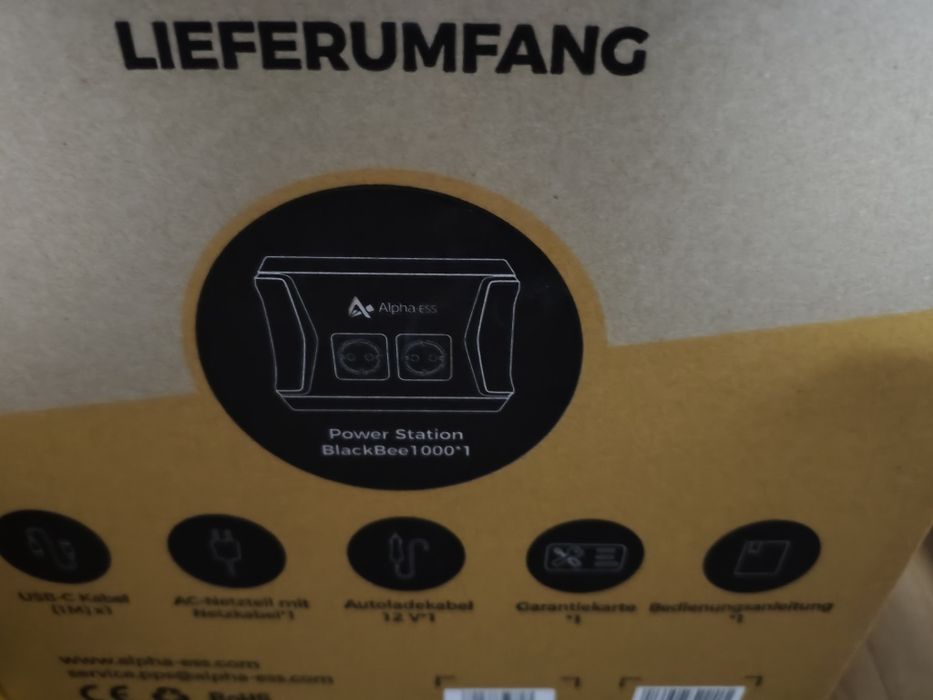 Зарядна станція AlphaESS Blackbee 1000 (1000 Wh )