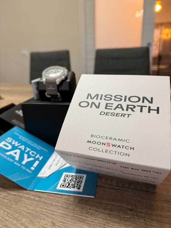 Omega x Swatch MoonSwatch SO33T103 - Kolekcjonerski Model z Pustynni