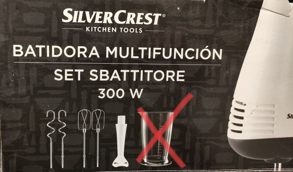 Batedeira SilverCrest gripada