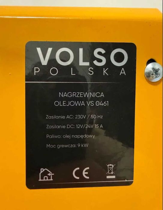 АВТОНОМКА VOLSO 5,9,12 кВт Дизельний автономний обігрівач ВЕБАСТО.