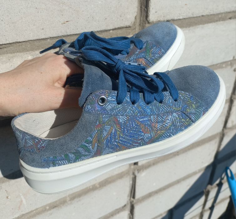 М'які туфлі Superfit p.34 (22см)  шкіра, замша