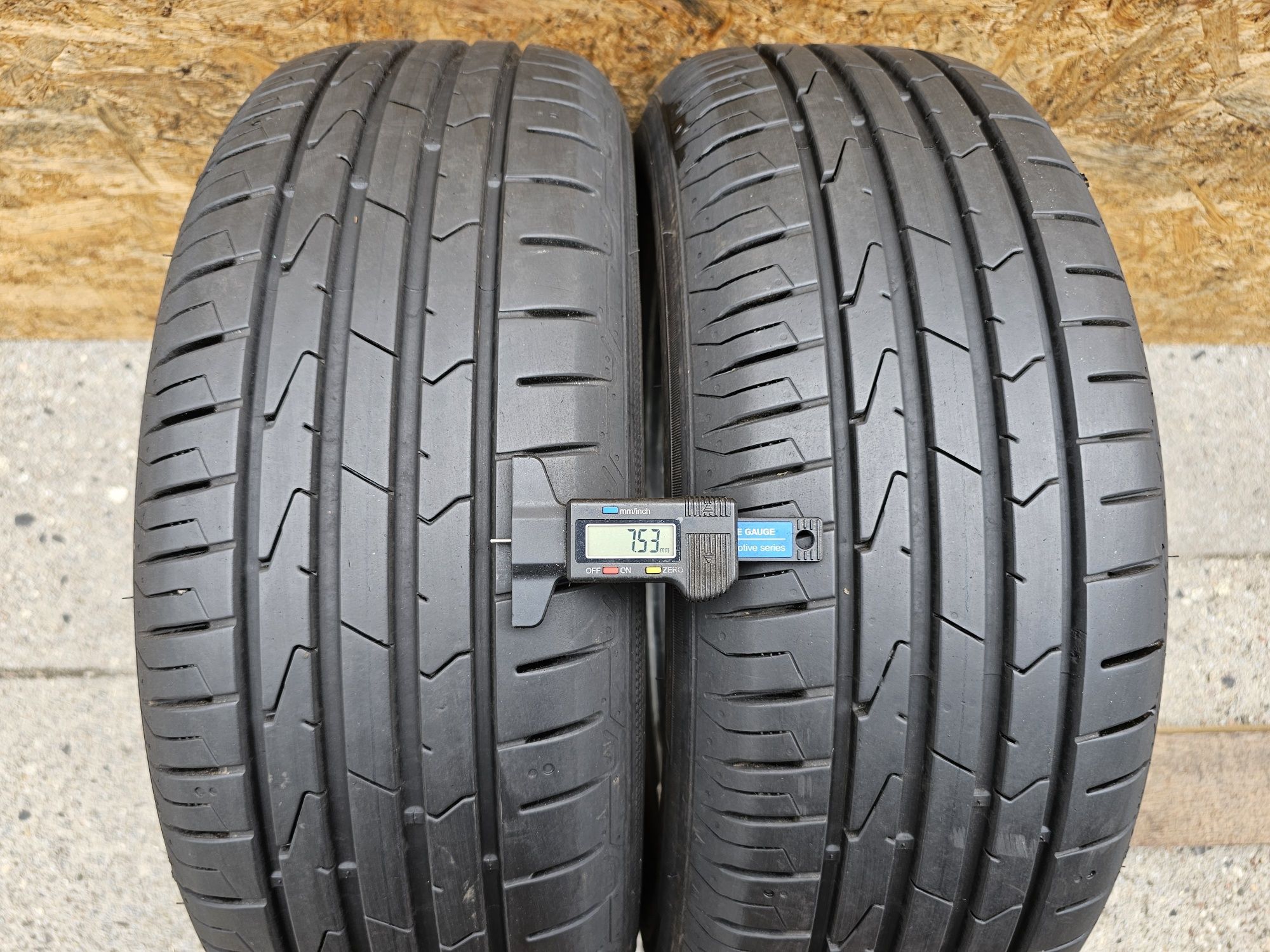 Idealne!!  7,5mm. 195/60 r15 Hankook Ventus Prime 3. 2021rok
