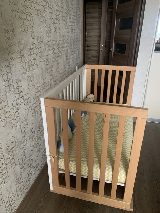 Дитяче ліжко “Верес”, біло-букове