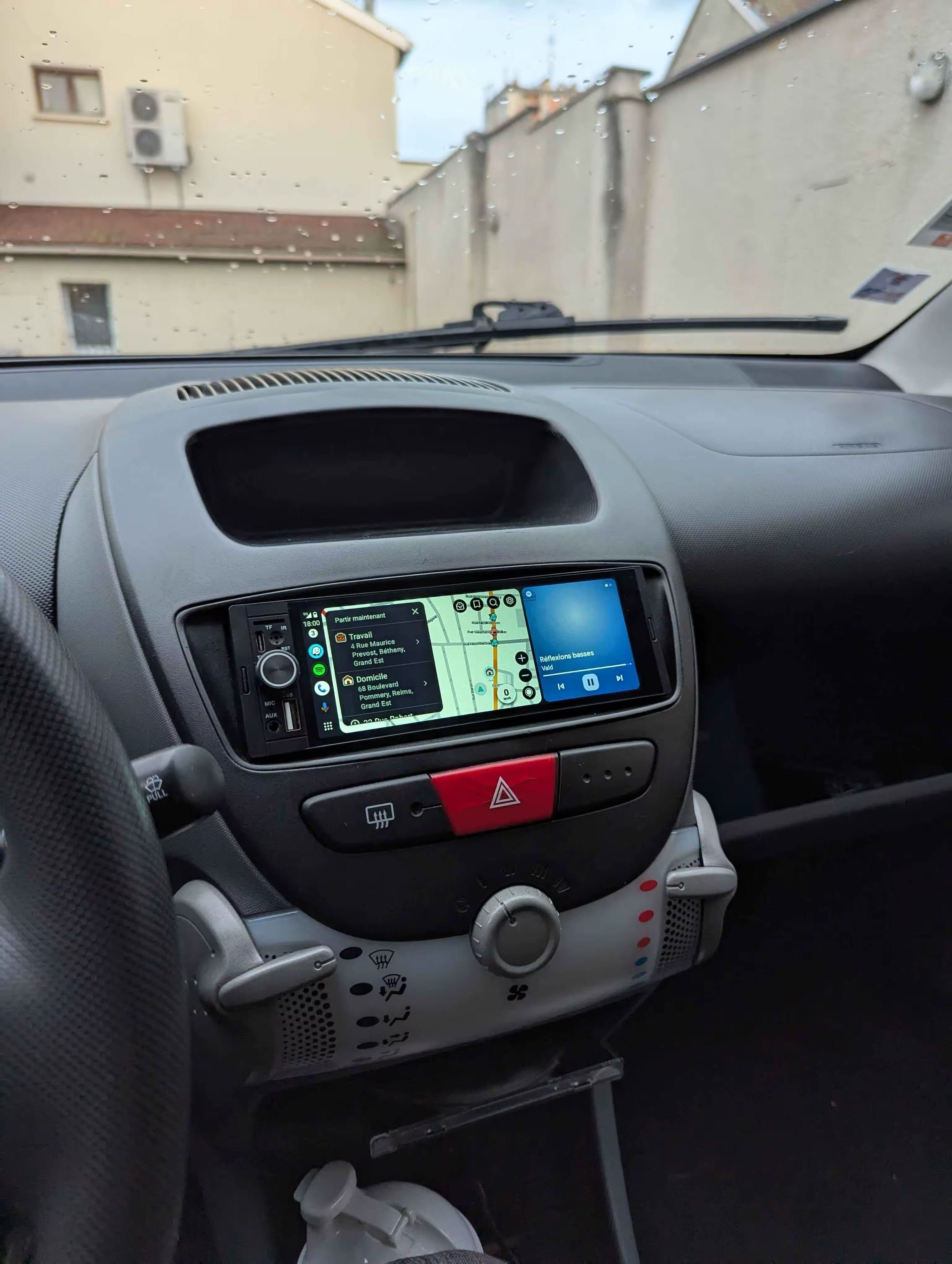 AutoRádio Android 7” 1 Din(universal) cCarplay Wi-Fi e microfone NOVO