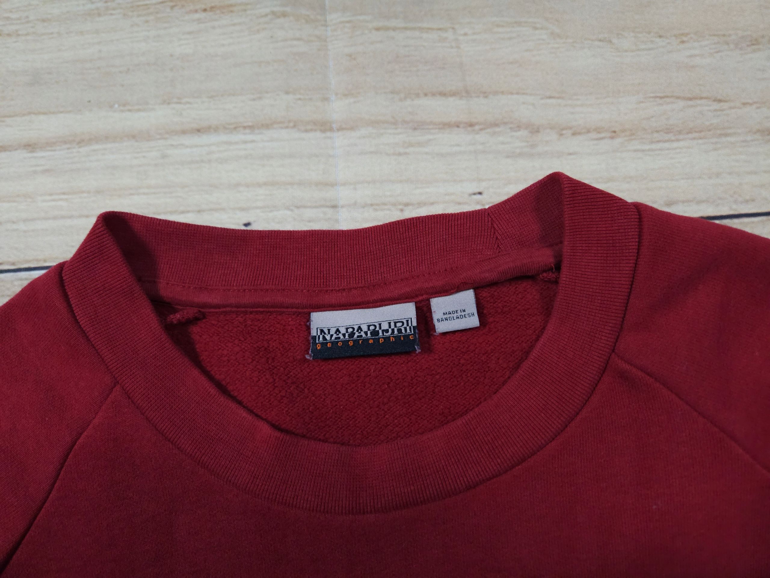 NAPAPIJRI Bluza Crew Neck Męska Logowana r. M