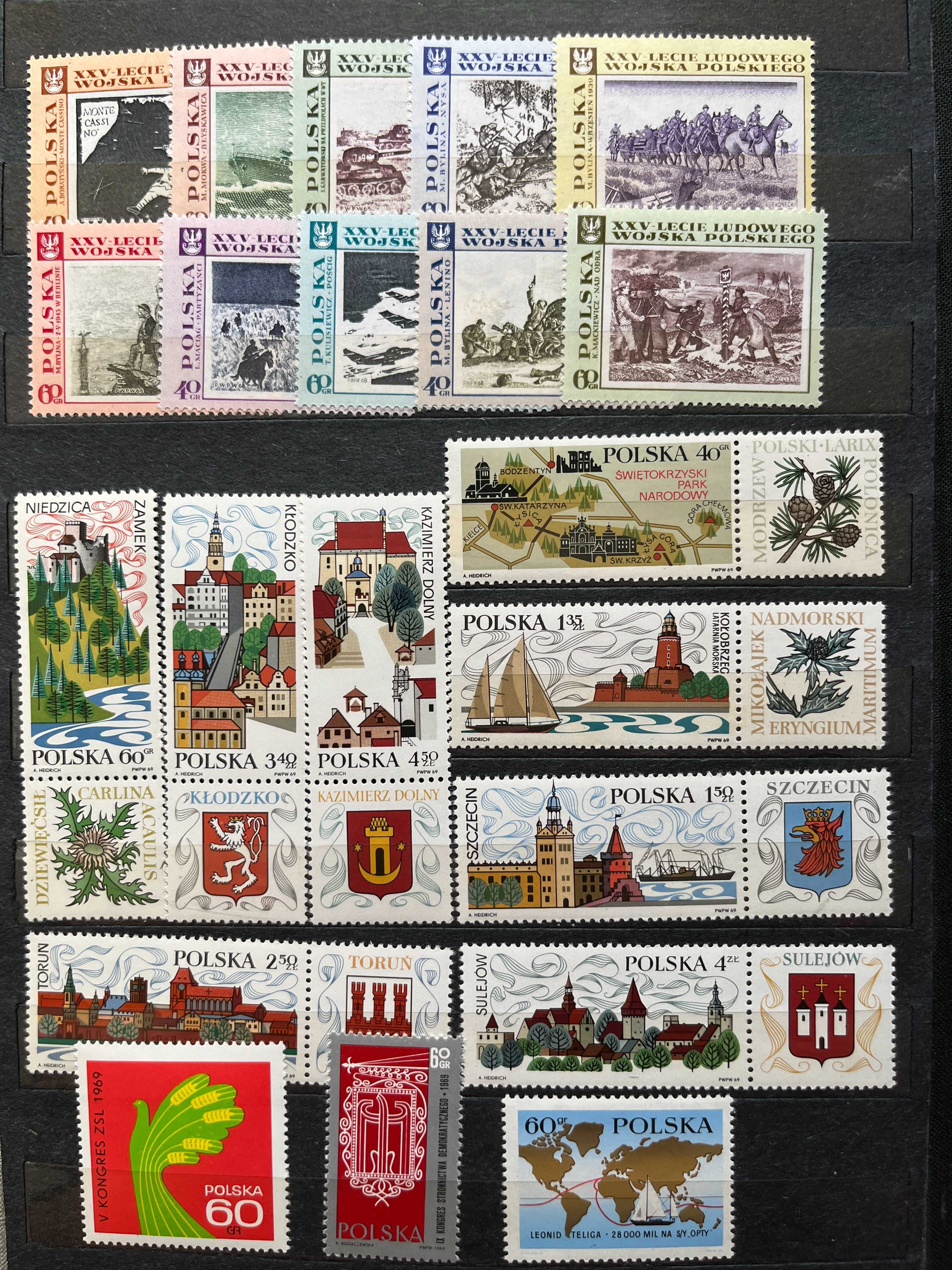 Znaczki polskie zestaw