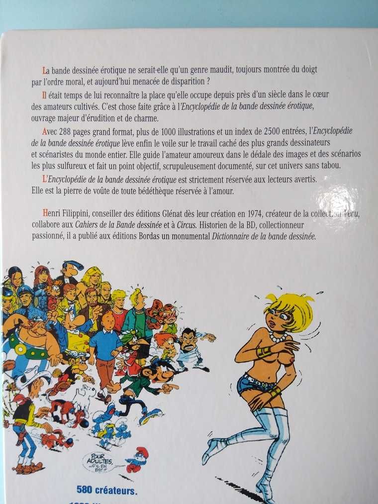 Encyclopédie de la Bande Dessinée Érotique - capa dura, 300 páginas