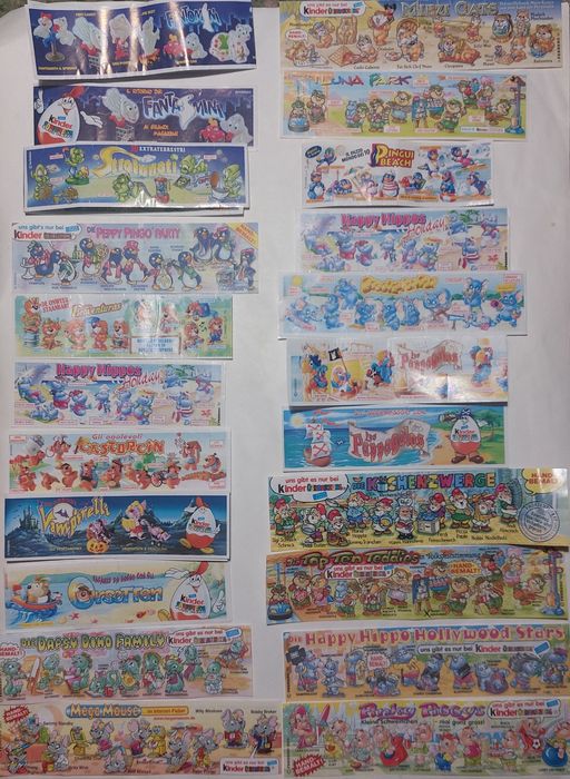 Фігурки Вкладыш іграшки кіндер поштучно вампір ведмідь бегемот