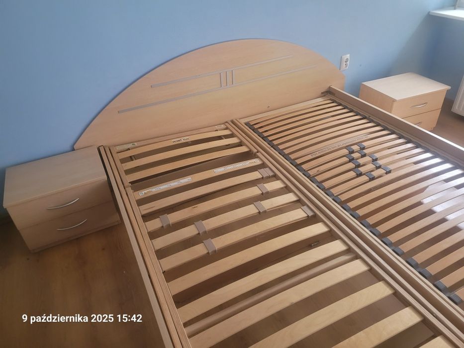 Rama łóżka 180x200 z szafkami