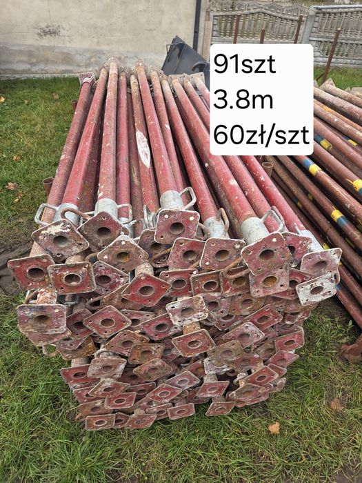 Stemple metalowe budowlane