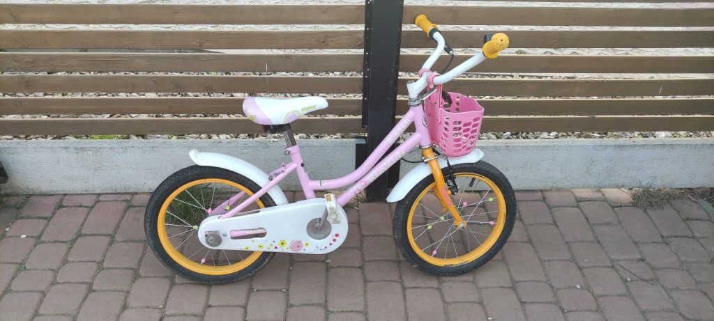 Rower rowerek dla dziewczynki 16 cali 16 damka do nauki