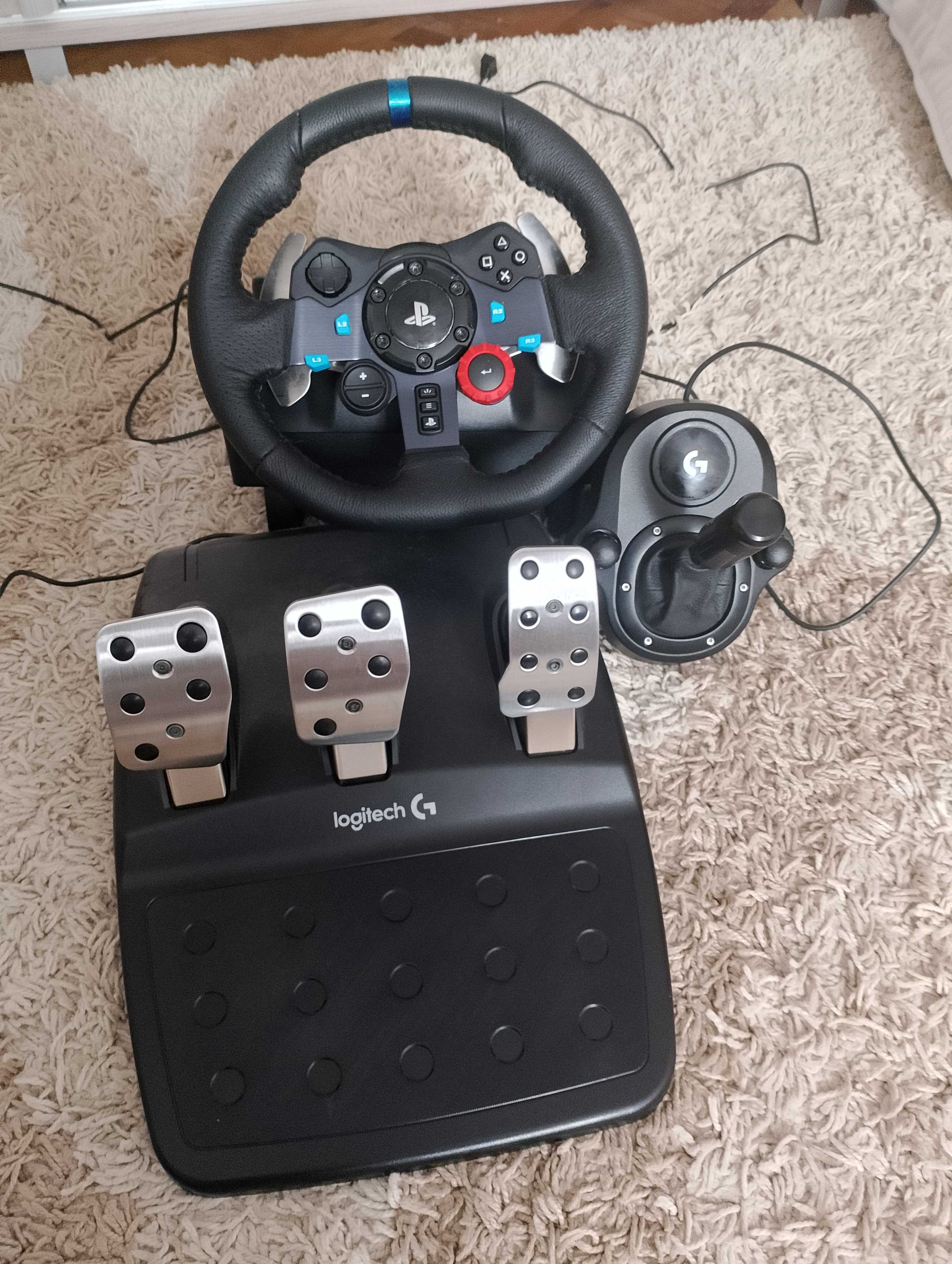 Logitech G29 + shifter, jak nowy