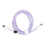 Kabel Typ C do Typ C PD QC3.0 3A 60W C263 1,5 m fioletowy