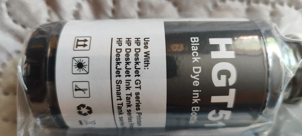 Чорнило GT 51, GT 52 для принтера HP, чорнило GL490 для саnon