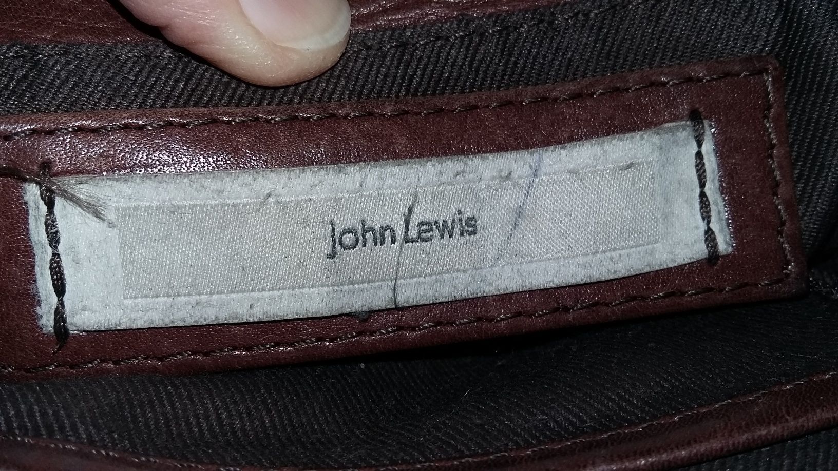 Кожаная плечевая сумка john Lewis