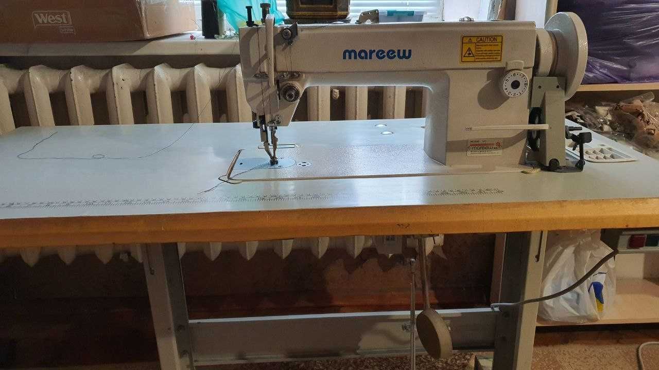 Беспосадочная швейная машинка для кожи Mareew ML 0302 с шагающей лапк.