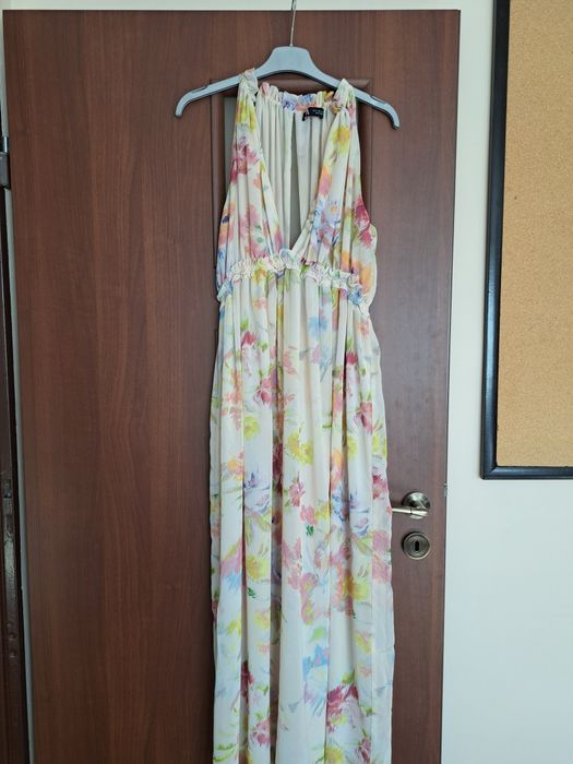 Długa sukienka Zara w stylu boho r. S/M
