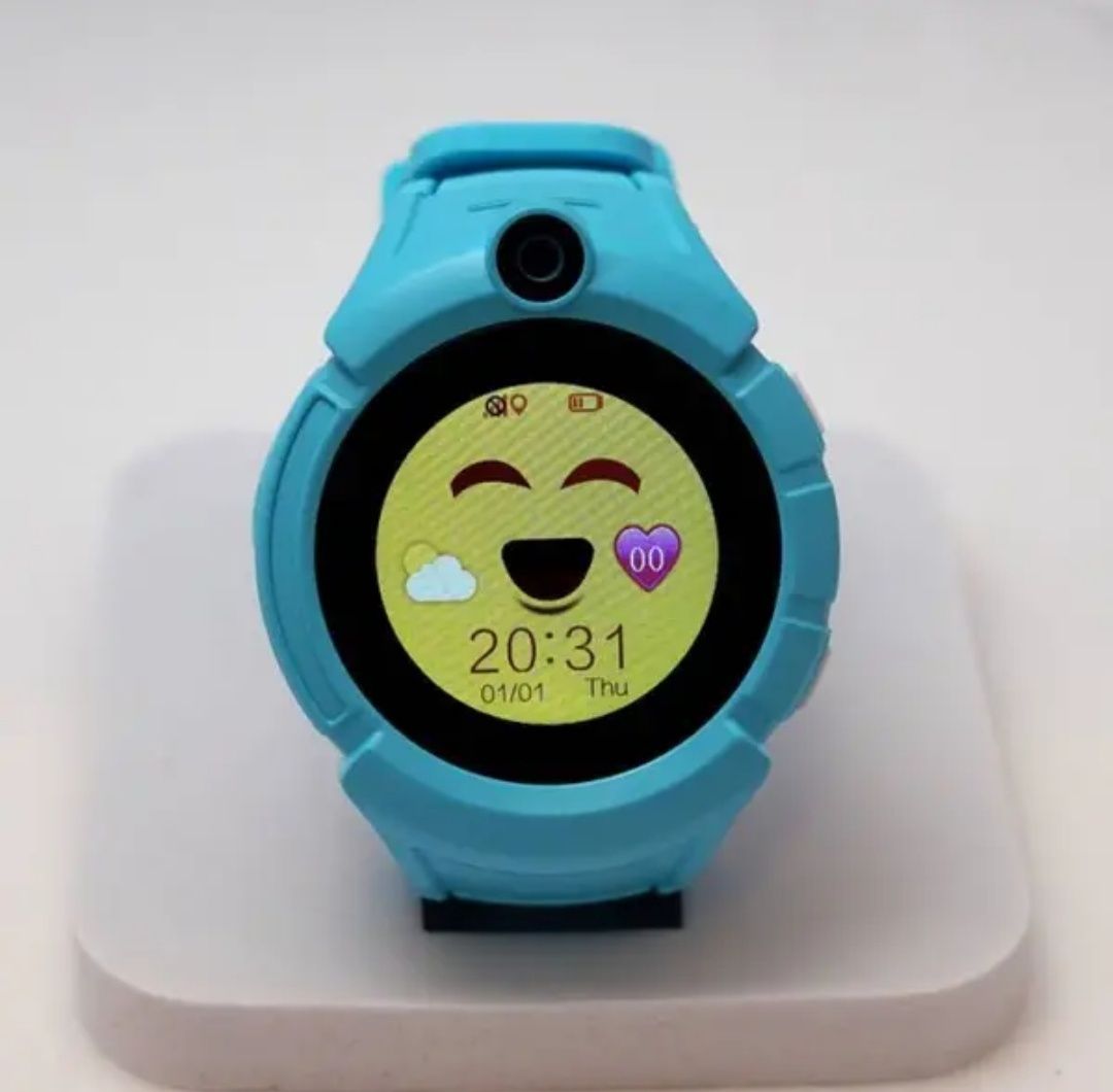 Детские умные часы с GPS Smart Baby Watch Q360 Голубой