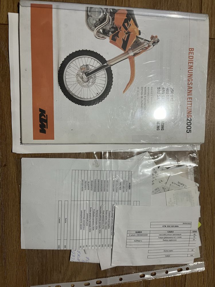 KTM EXC 525 RFS A2 2005 supermoto/enduro