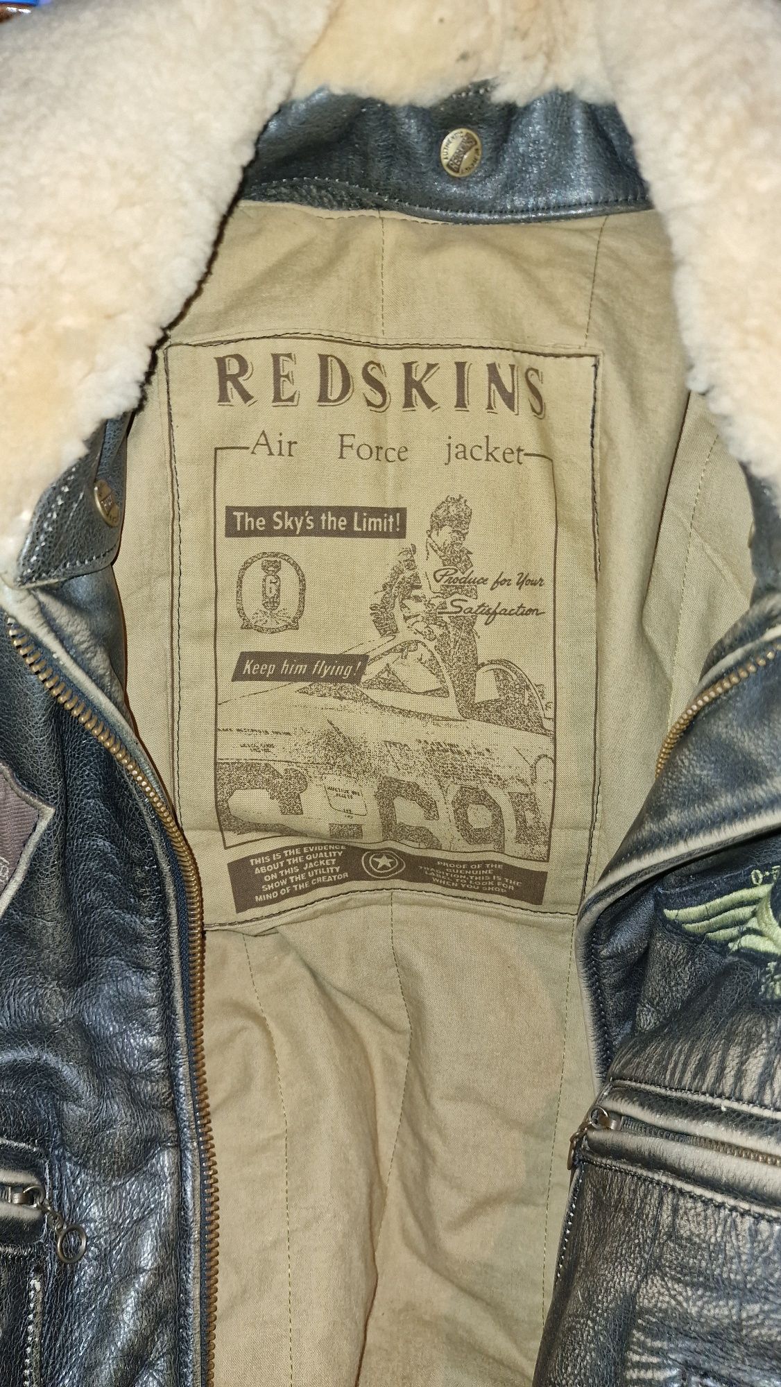 Blusão de aviador Topgun da Redskins