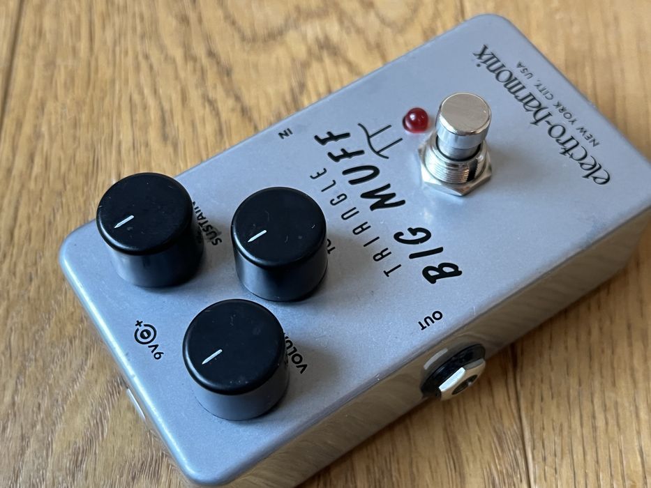 Ehx big muff pi triangle electro harmonix fuzz przester efekt gitarowy