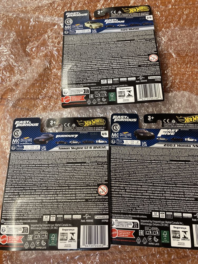 Hotwheels Premium Fast Five