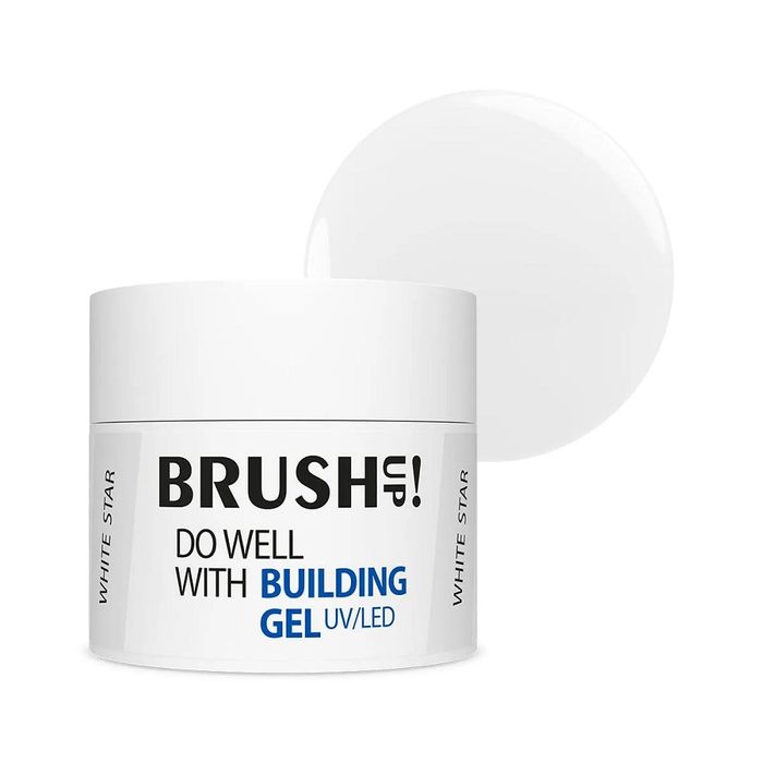 BrushUp!  żel budujący do paznokci White Star 12g