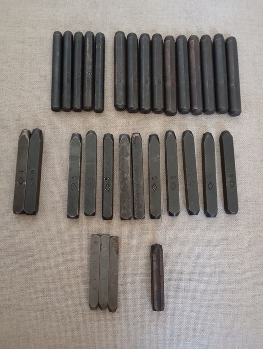 Клейма ударные по металлу . СССР