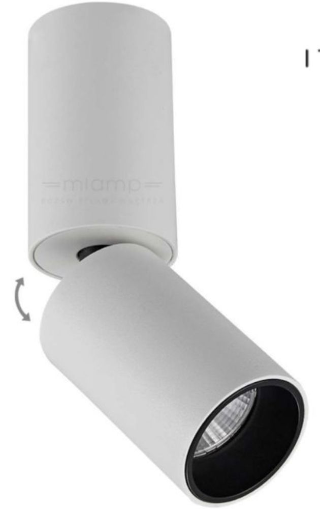 LAMPA sufitowa Downlight LUNARO SLC78009/12W Italux regulowana Biała