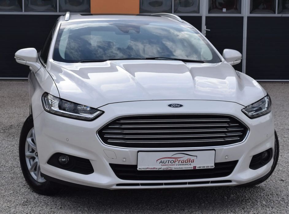 Ford Mondeo 2.0 TDCI PowerShif Titanium Fuul Ledy kamera Łopatki Navi Alum Pdc