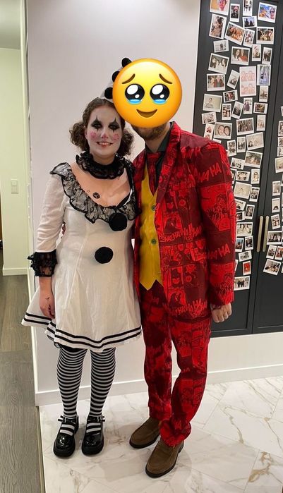 Strój Przebranie Pierrot dla kobiet L