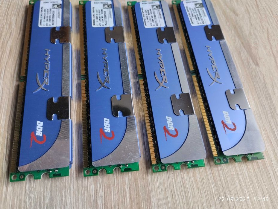 Pamięć DDR2 Kingstone HyperX 4GB (4x1GB)