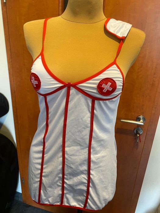 Strój Halloween seksowna pielęgniarka nr 6 S/M