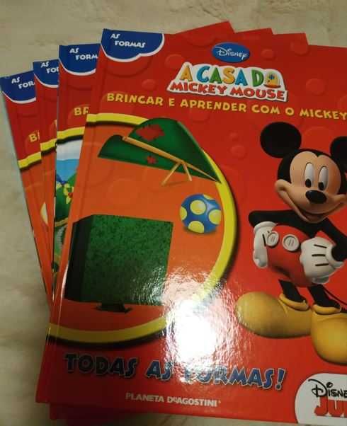 "A Casa do Mickey Mouse"  45 DVDs + 45 Livros de Atividades Educativas