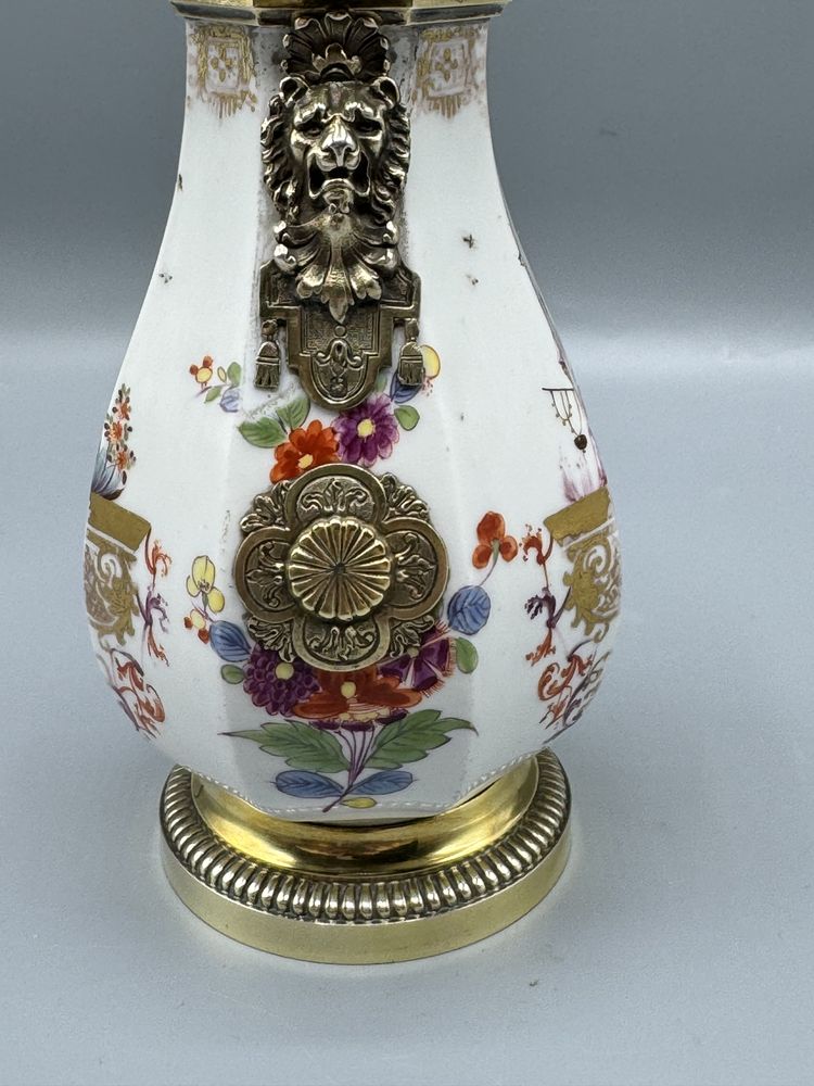 Leiteira Meissen cerca de 1725 seculo xviii